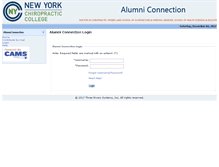 Tablet Screenshot of alumni.nycc.edu